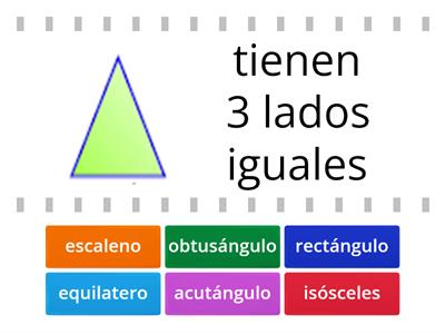 Los tipos de triangulos 