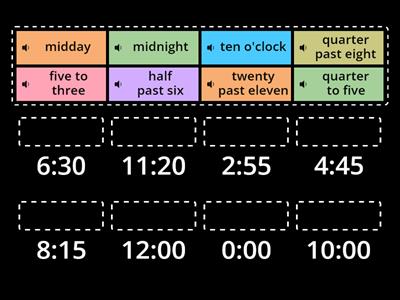 Sol El U2 Solutions Elementary time vocabulary SB