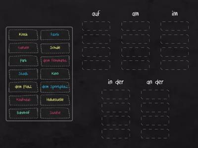 A1.2 L14 Präpositionen in, an, auf 