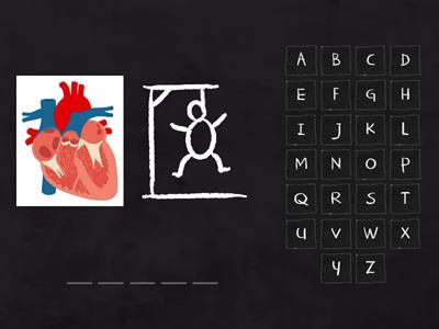 Kid's Box 3 Unit 3 - Science: The heart vocab (hangman)