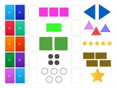 5 Shapes and 5 Numbers