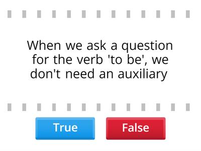 Questions - rules and auxiliaries, subject and object 