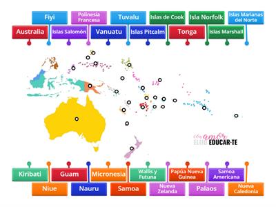 Países de Oceanía