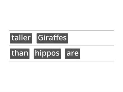 B5 COMPARATIVES (SHORT ADJECTIVES)