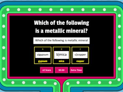 Minerals and Power resources