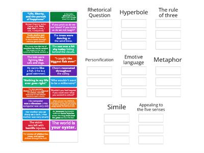 Techniques to persuade the reader - Year 10 Edexcel