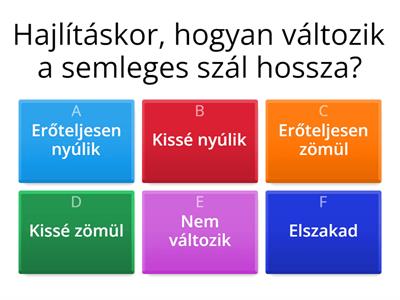 Hajlítás kvíz