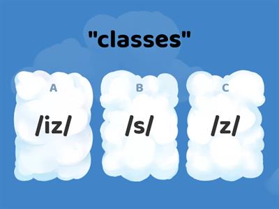 Pronunciation of "s/es"