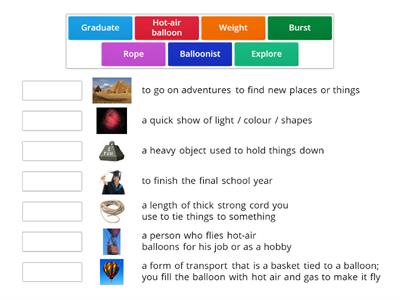 6.1/Grade 10G Listening Task Vocabulary 