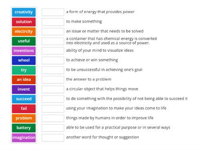 PRM 4 Unit 7 Good Idea Matching