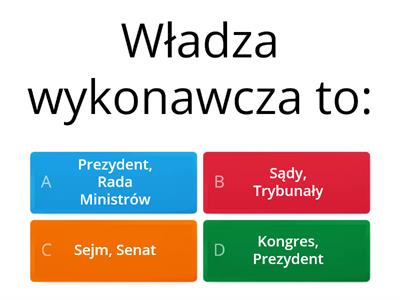 VIII klasa - władze w Polsce. 