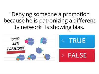 Biases and Prejudice Quiz