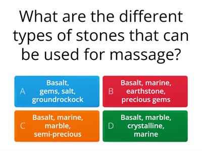 stone massage 