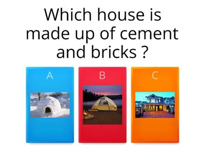 Types of Houses (Choose the correct option)