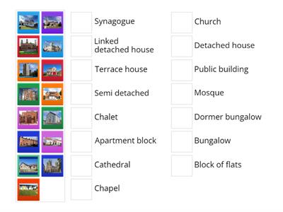 101 types of buildings 