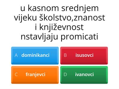 Crkva primiče školstvo,kultura i znanost