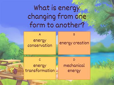 CHAP 6: ENERGY