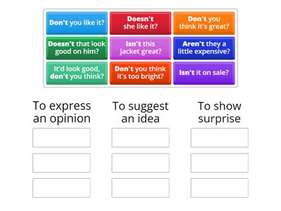 Negative questions - Recursos didácticos