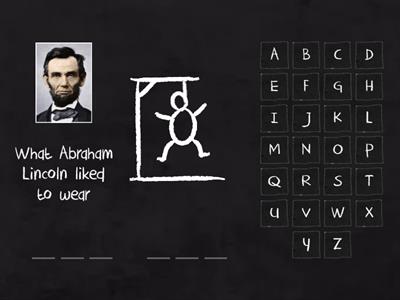 Abraham Lincoln hangman 2