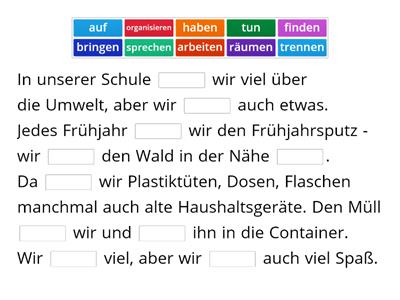 Die Umwelt: Text