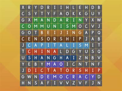 China word search