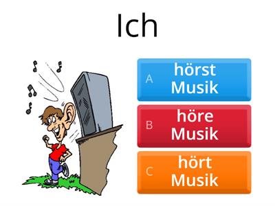 Verben konjugieren - Präsens - regel