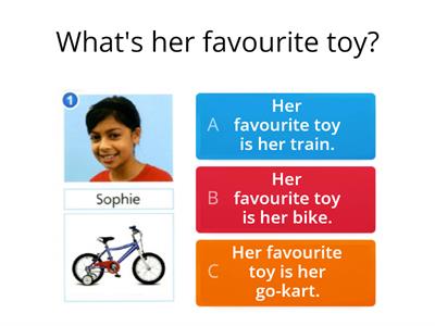 What's his/her favourite toy?