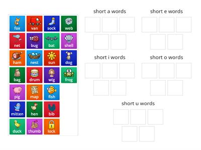 Short Vowel Sort