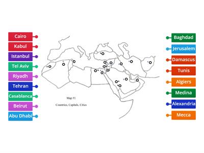 Middle East Capitals and Cities