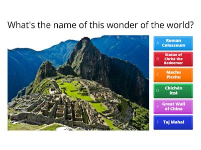 The 7 Wonders of The World