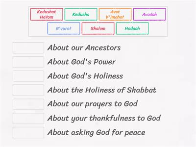 Themes of Shabbat Amidah