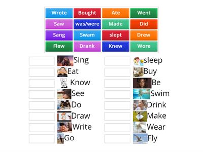 Irregular verbs