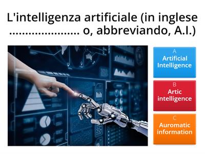  INTELLIGENZA ARTIFICIALE 4° ANNO