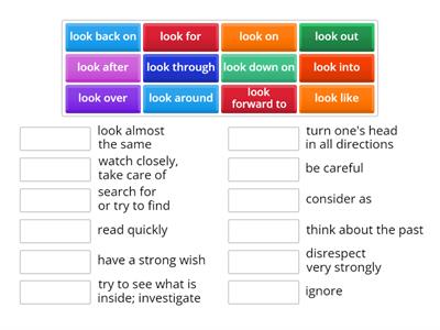 Look (phrasal verb)