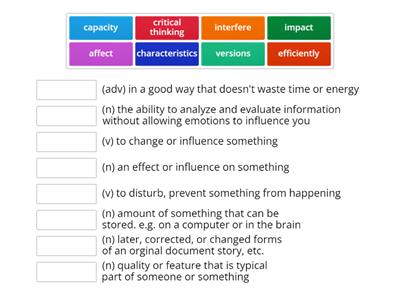 Level 7 Unit 3: Digital memory loss L/S