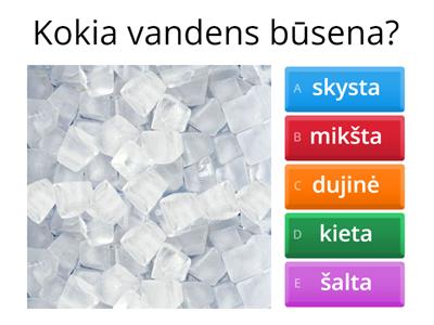 Vandens būsenos - 1 kl.