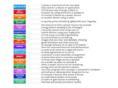 Outcomes Int U6 Vocabulary Lesson 1