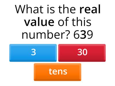 Za 4b Actual/Digit/Place Value