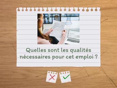 Mon emploi de rêve