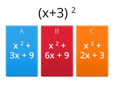algebraické vzorce