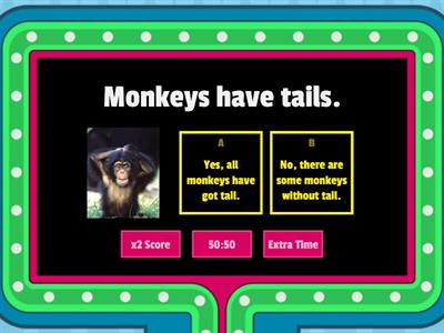 Monkeys vs Apes