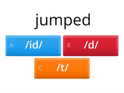 --ed Pronunciation Endings (-id, -d, -t)