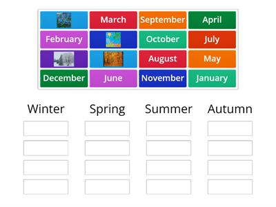 Seasons and Months