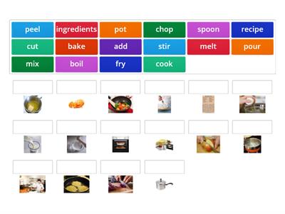 pictures Cooking verbs and recipes
