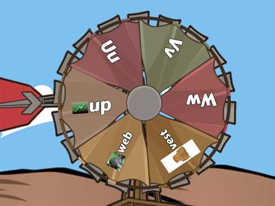 Spin the wheel Uu-Ww