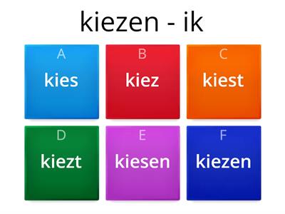 tegenwoordige tijd - alle spellingproblemen