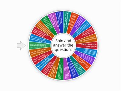 Counseling Game - Prompt Spinner