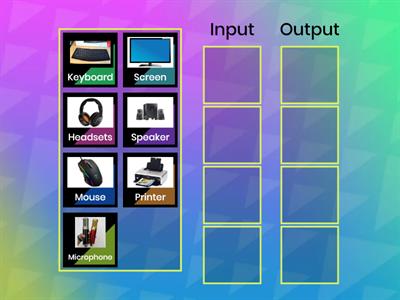 Input and output sort