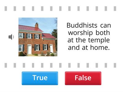 Buddhism true or false statements