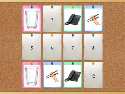 Memory game: Household items